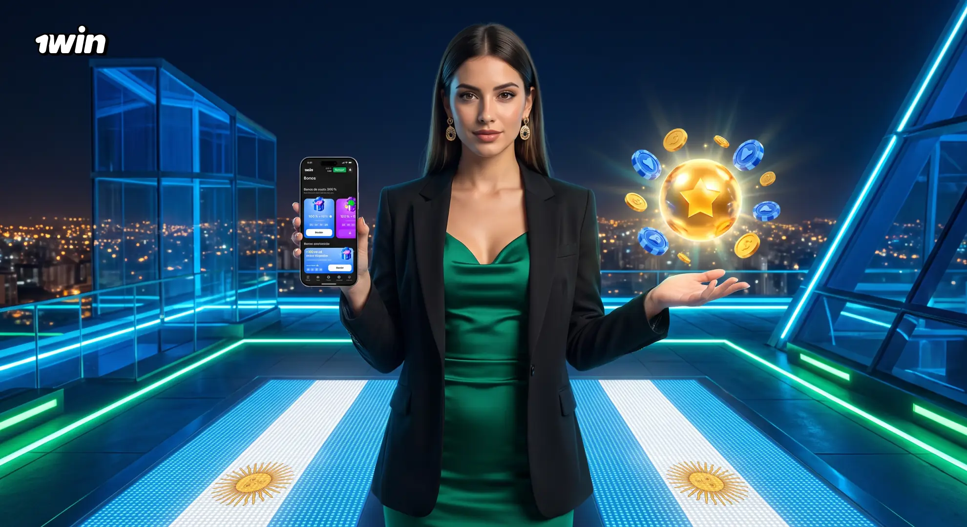 Bono de bienvenida y código promocional de 1win