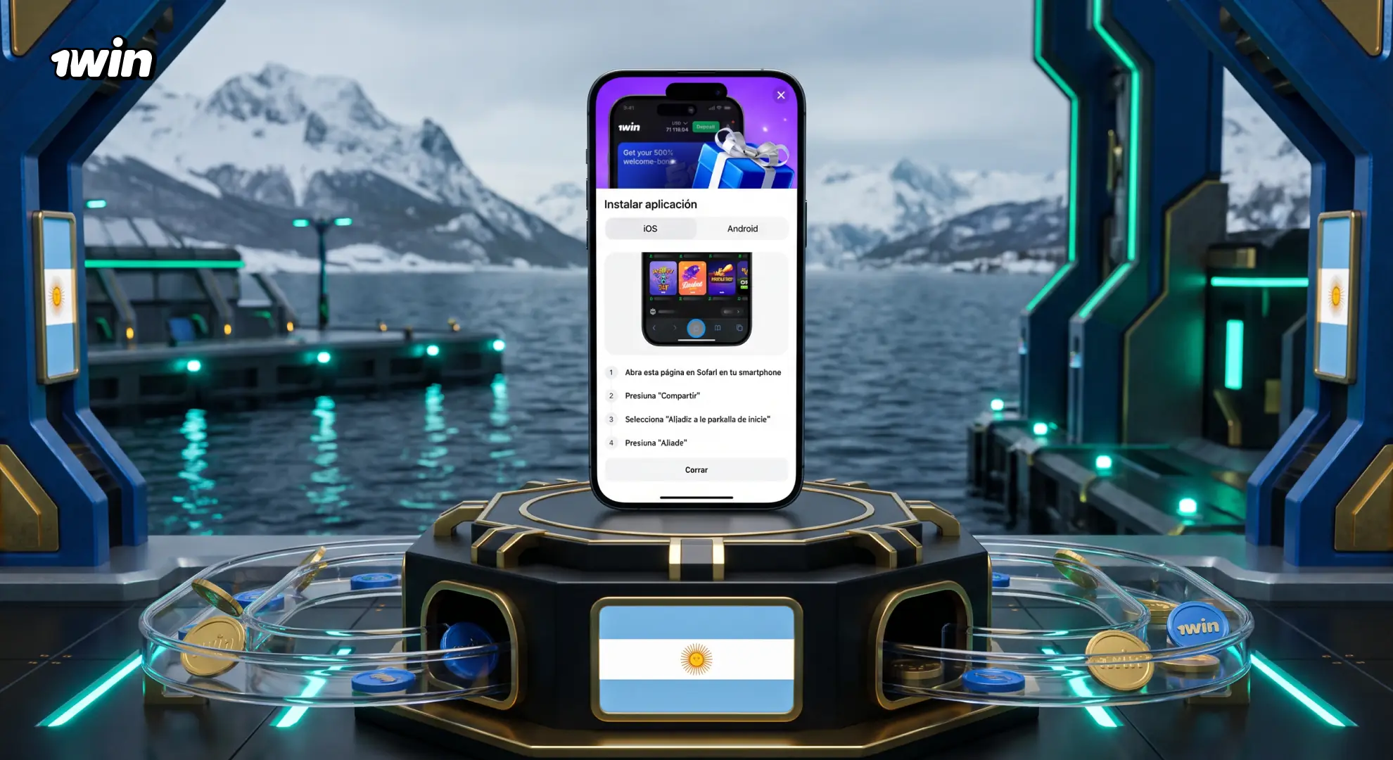 App 1win: descargar el APK, iPhone y PC